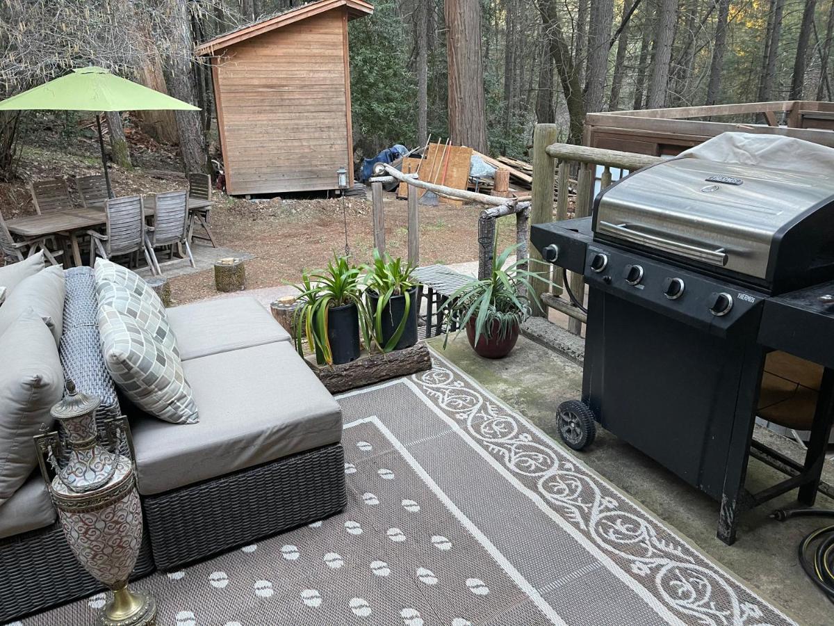 A Lovely Cabin House At Way Woods Retreat With Outdoor Hot Tub! - By Sacred Hub Mgmt Foresthill Buitenkant foto